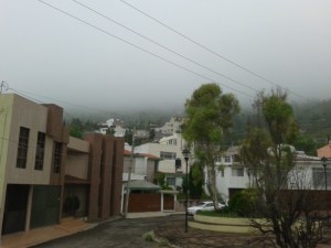 Wolken über Zacatecas